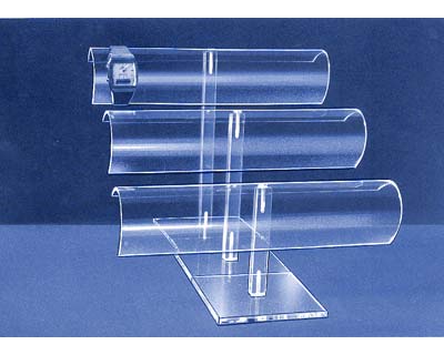 Klika - Uhrenpräsentation aus Acryl BxH 25x20 cm