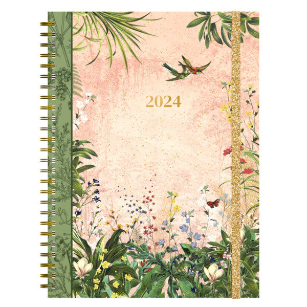 Lannoo - Agenda 2024  botanic 7d/2p 170x230 wire-o