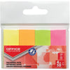 OFFICE products -   index, 20 x 50 mm, ophangzakje van 4 x 50 tabs, geassorteerde neonkleuren