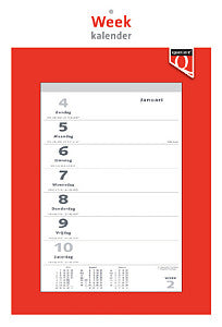 Quantore - Calendrier hebdomadaire 2025