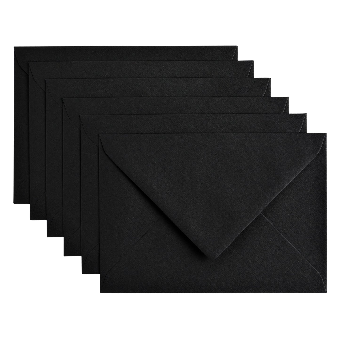 Papicolor -  Envelop C6 114x162mm ravenzwart pak à 6 stuks