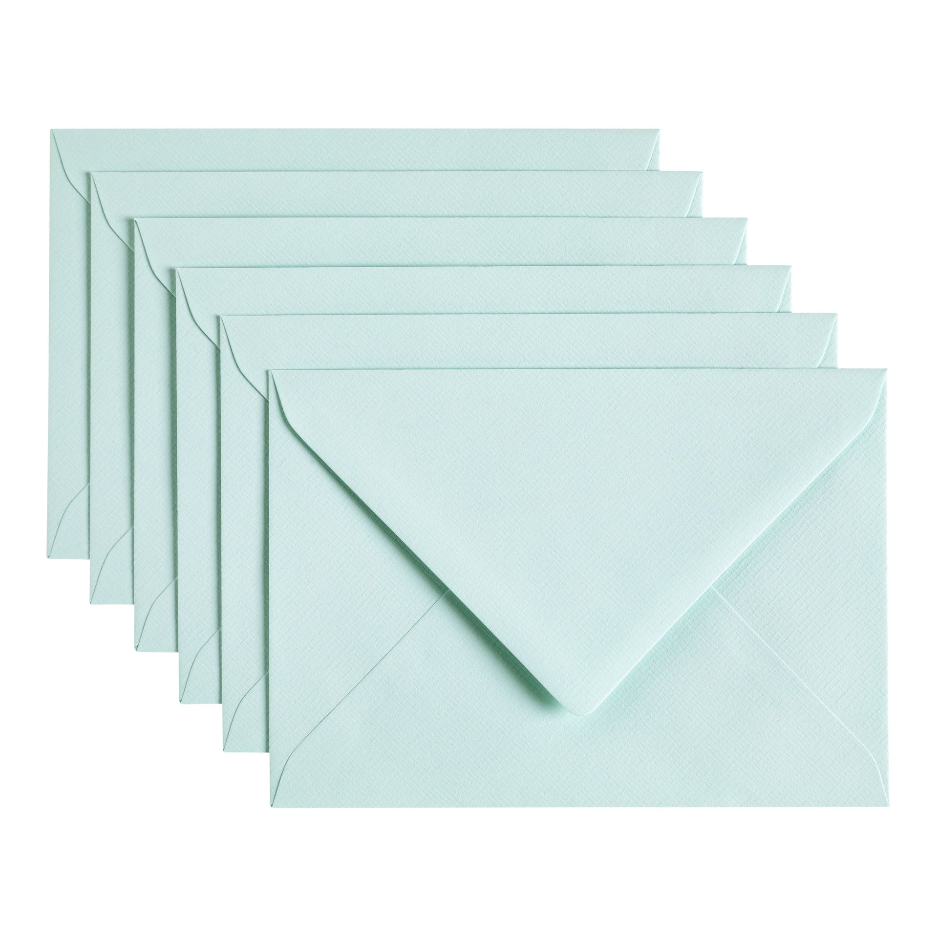 Papicolor - Briefumschlag C6 114x162mm meergrün, Packung mit 6 Stück