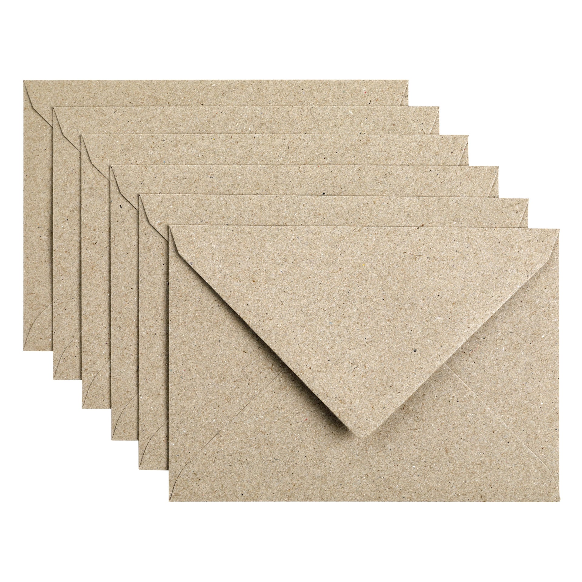 Papicolor -  Envelop  c6 114x162mm kraft grijs