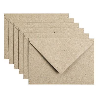 Papicolor -  Envelop  c6 114x162mm kraft grijs