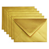 Papicolor - Enveloppe C6 114x162mm or métallisé pack de 6 pièces