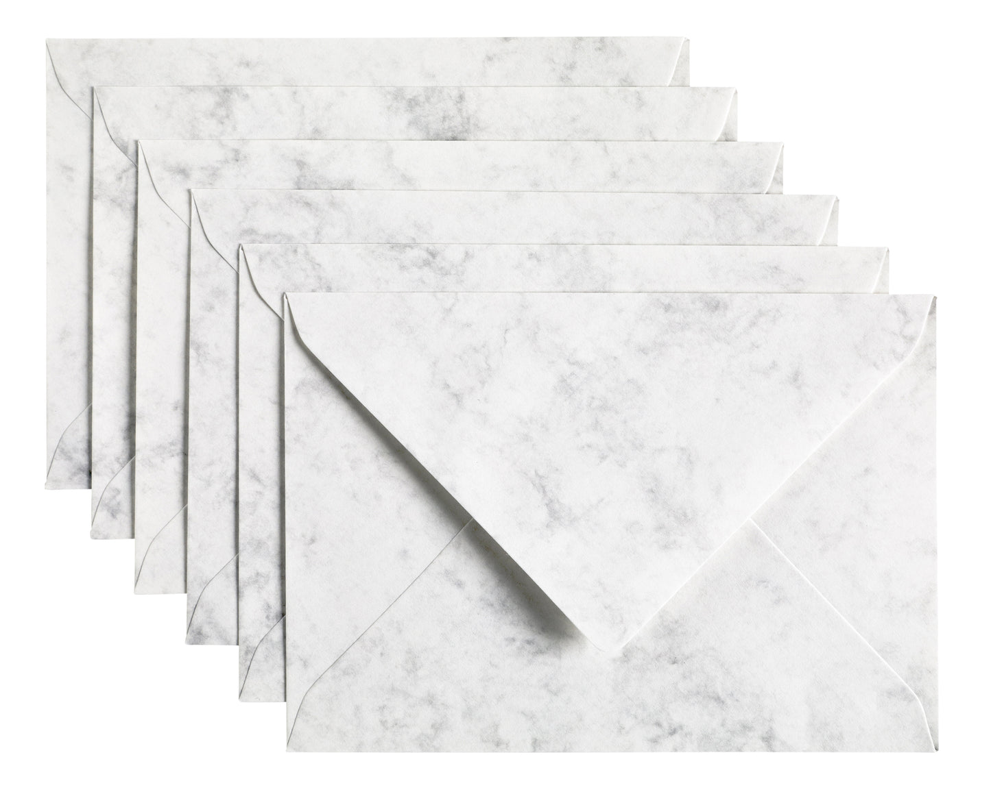 Papicolor -  Envelop  c6 114x162mm marble grijs
