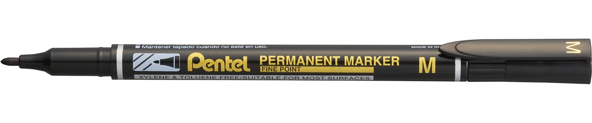 Pentel -  permanente marker NM470-A, zwart