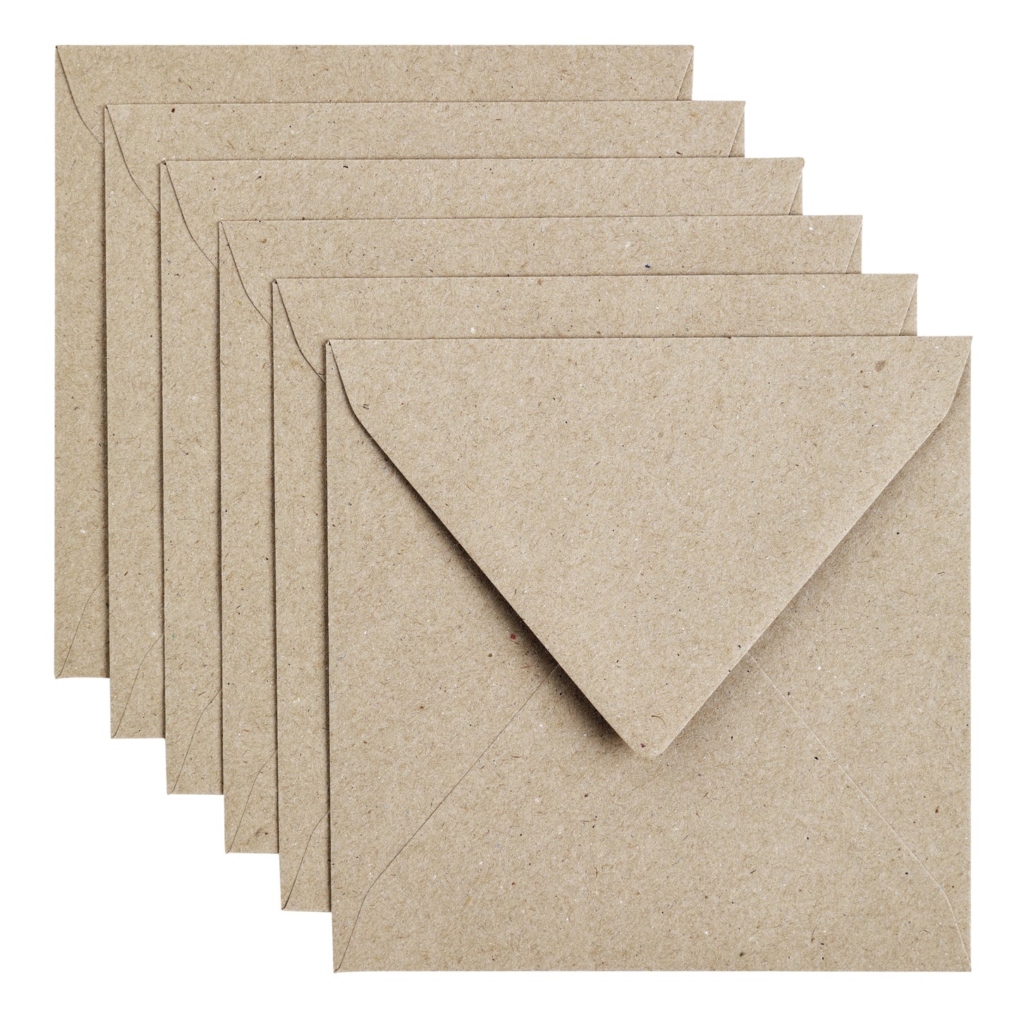 Papicolor -  Envelop  140x140mm kraft grijs