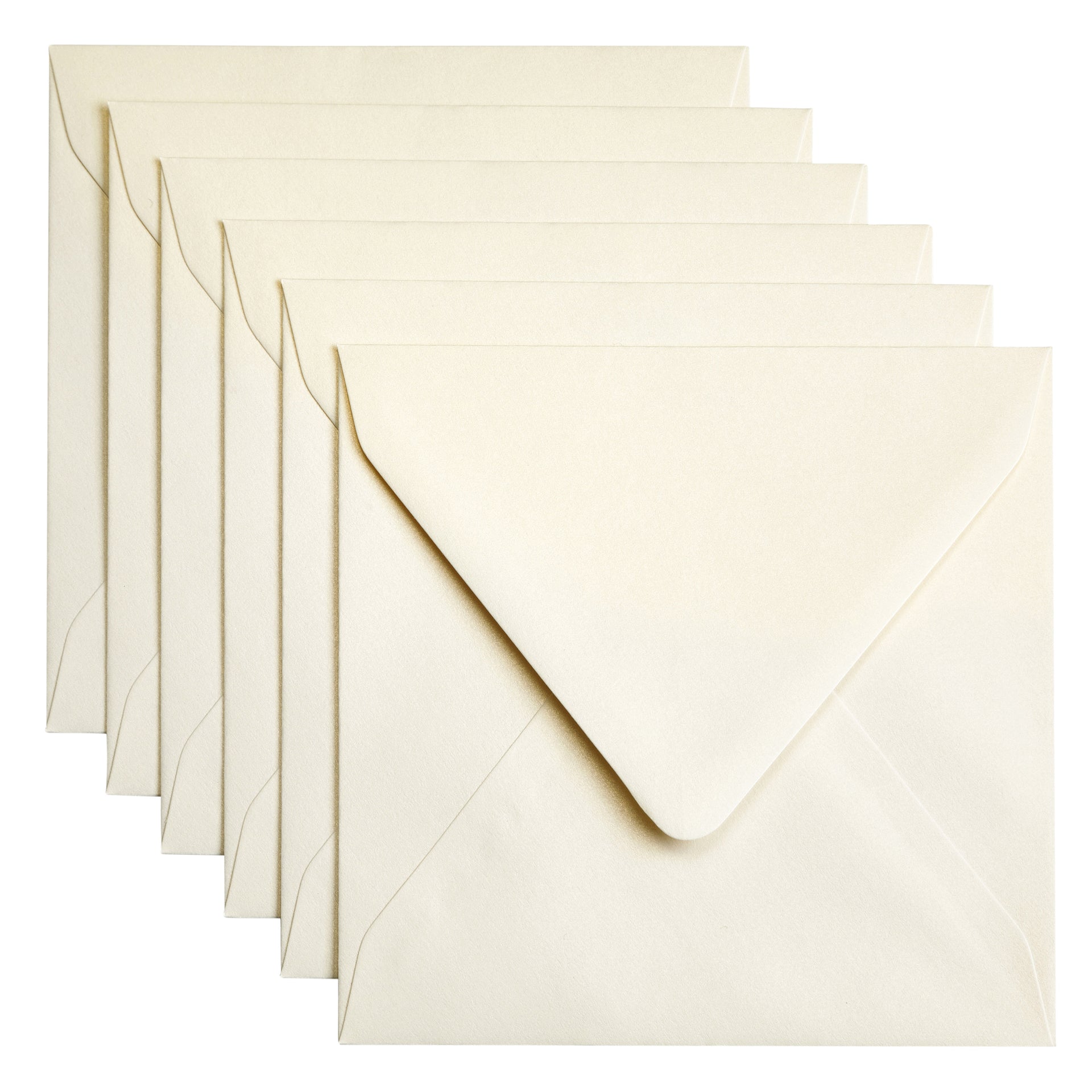 Papicolor -  Envelop  140x140mm metallic ivoor