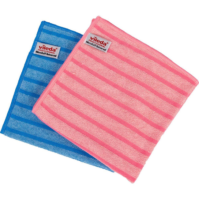 Vileda - chiffon en microfibre Microtuff Universal, paquet de 10, jaune