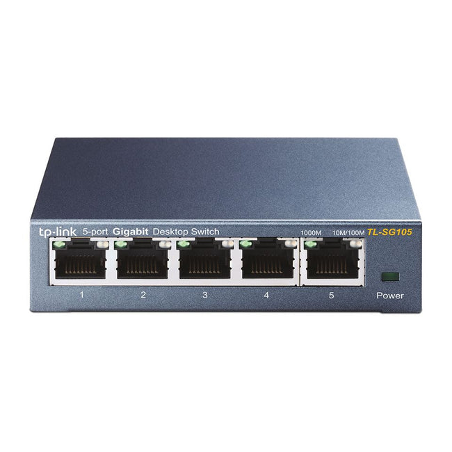TP-Link -   TL-SG105 Unmanaged Gigabit Ethernet (10/100/1000) Zwart