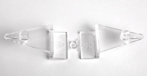 Klika -  Slatwall clip -set-voor Taymar wandbakje