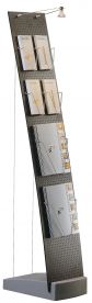 Klika - Présentoir à brochures Tension 2xA4 + 4x1/3A4