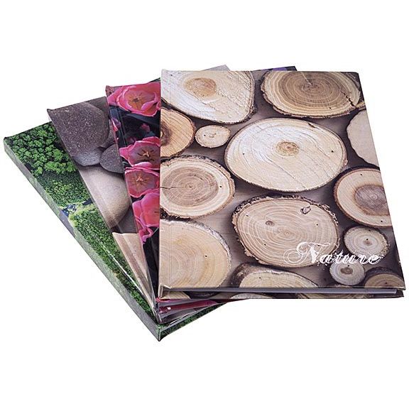 OFFICE products -   schrift, Nature, met harde kaft, A4, 96 blad, met kantlijn, gelijnd