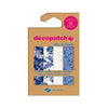 Decopatch - Hobbypapier Décopatch 30x40cm set à 4 vel thema Shades of Blue