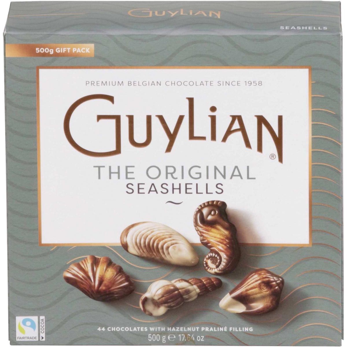 Guylian -   zeevruchten chocolade, doos van 500 gram