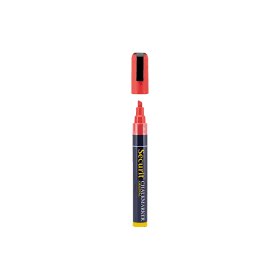 Securit-Chalkstift SMA-510 Flachpunkt 2-6mm rot