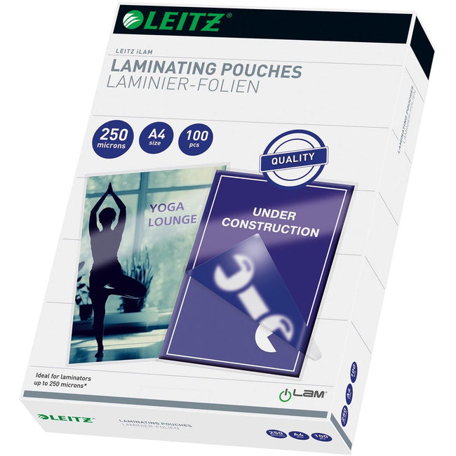 Leitz -  Eva lamineerhoes ft A4, 500 micron (2 x 250 micron), pak van 100 stuks