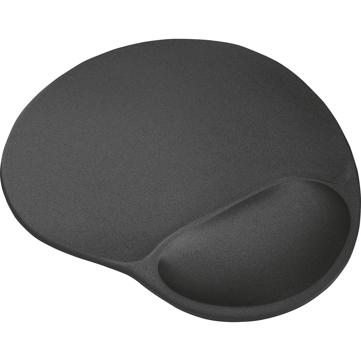 Trust - Tapis de souris BigFoot avec repose-poignet en gel, noir