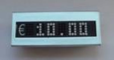 Klika - Bordure CHROME pour module de prix 10 pièces