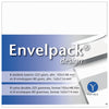 Papyrus - Double Carte Envelpack Design C6 114x162mm blanc 894436 lot de 8 | 10 pièces