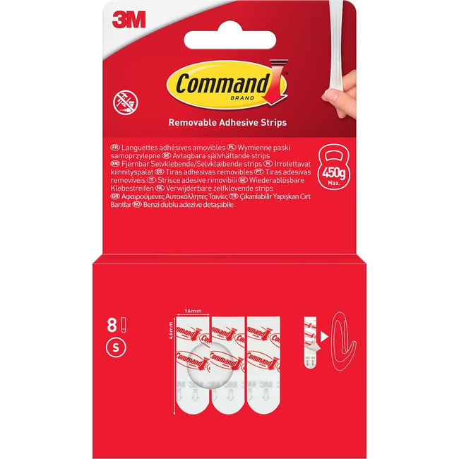Command -  kleefstrips klein, blister van 8 stuks