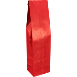 Verführung Kraft - Weinflaschenbag 1 Flasche 9,5x9.5x38,5 cm Verführung Kraft - Black mit Fenster ..