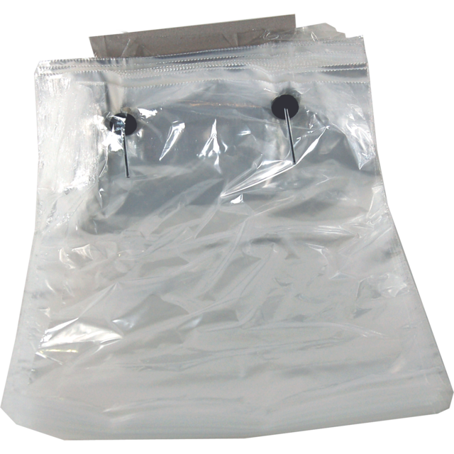 Klika -  Zak | Beugelzak | LDPE | 28x44cm | 25my | Heel brood | transparant | 2000 stuks