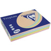 Clairefontaine -  Trophée tel A4, 160 g, 5x50 vel, geassorteerde kleuren