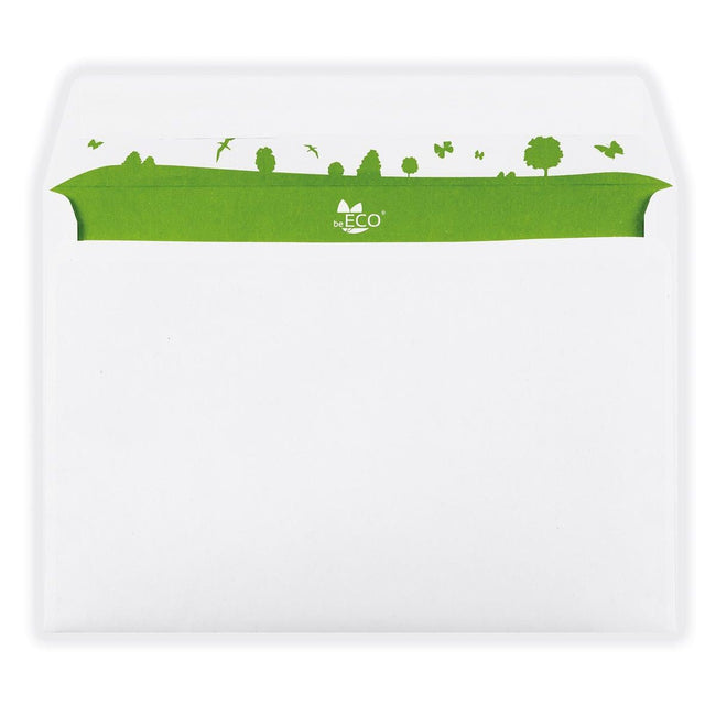 BeECO - Enveloppes pour bang, ft 162 x 229 mm, sans fenêtre, boîte de 500 pièces
