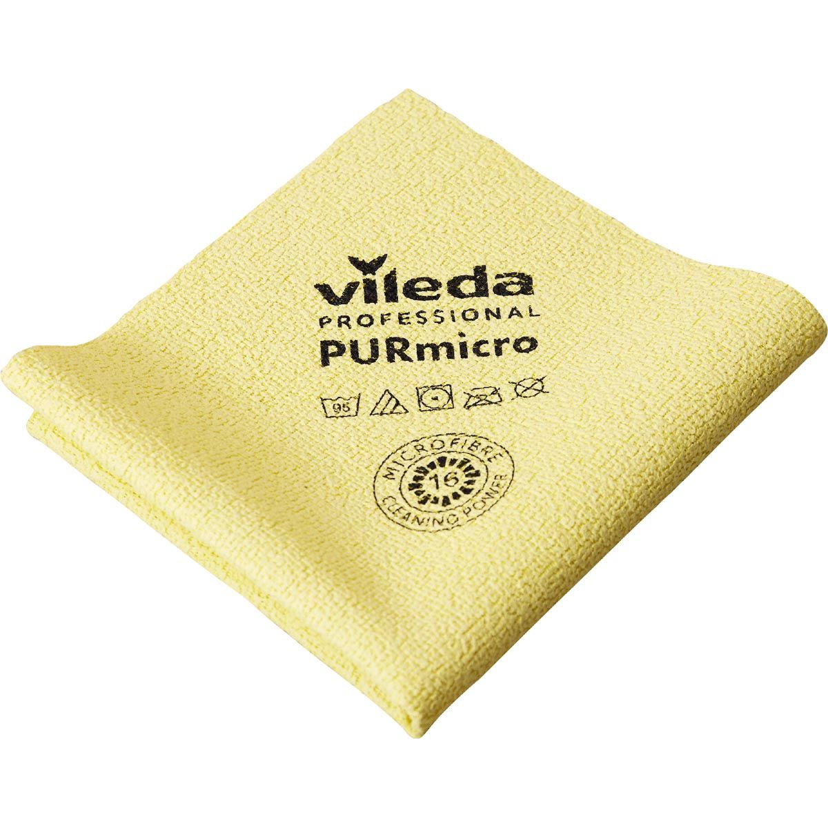 Vileda - Mikrofasertuch Purmicro Active, 5er Pack, gelb