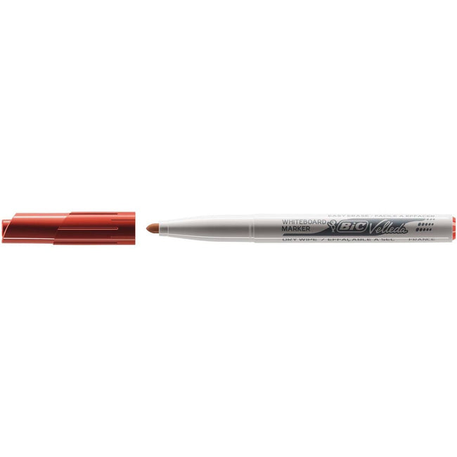 Bic - marqueur pour tableau blanc Velleda 1741 rouge