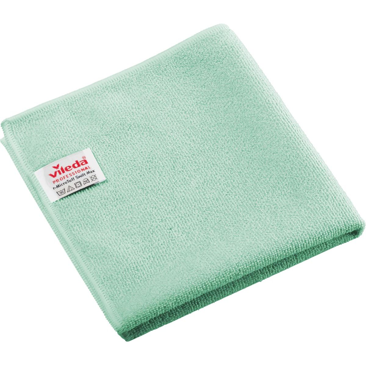 Vileda -  Professional r-MicroTuff Swift Max microvezeldoek, pak van 5 stuks, groen