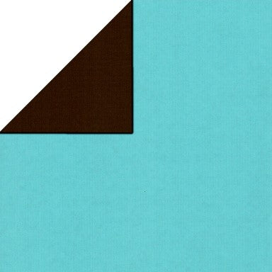 Klika - Papier d'emballage cadeau Emballage cadeau Aqua | café 70 cm