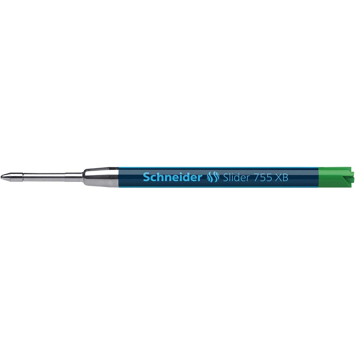 Schneider - recharge stylo à bille Slider 755 XB, vert