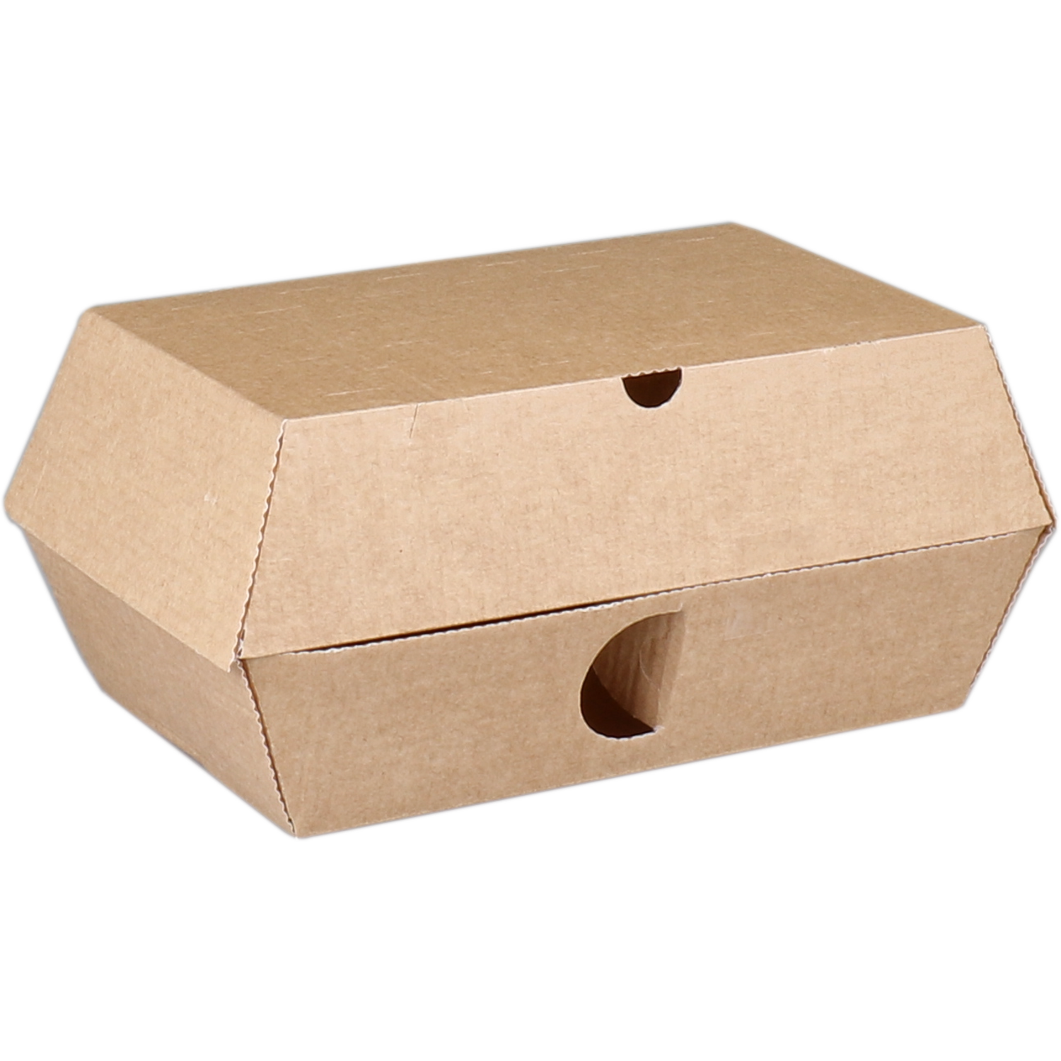 Depa -  Bak | Ersatzpapier | Golfpapieren snacklijn | fritesbox | 134x77x36mm | bruin | 250 stuks