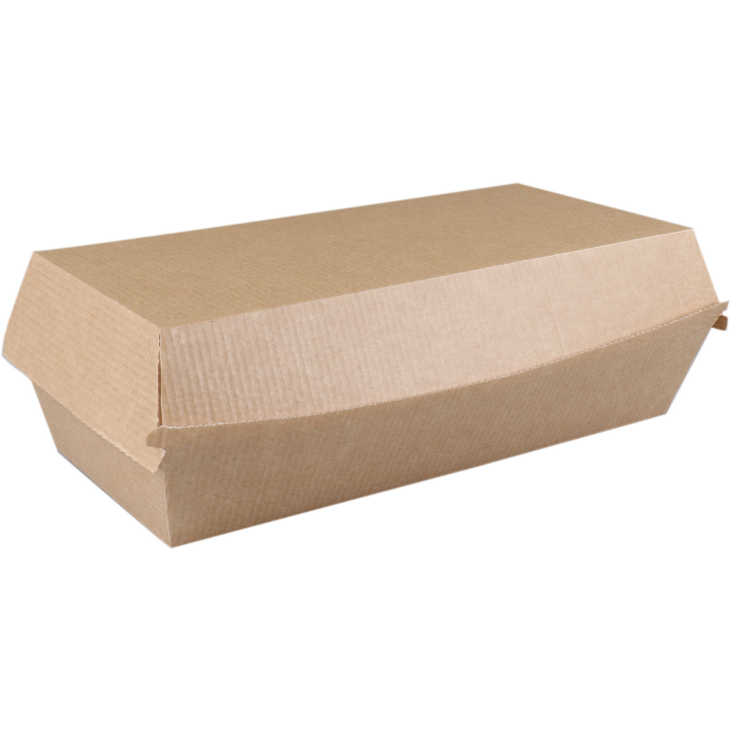 DEPA - BAK | Papier ersatz Sandwichbox | 185x85x38mm | Brun | 165 pièces