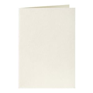 Papicolor - Korrespondenzkarte doppelt 105x148mm nelkenweiß Packung mit 6 Stück