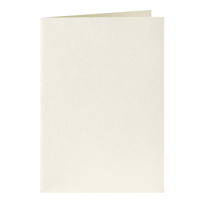 Papicolor - Carte de correspondance double 105x148mm oeillet blanc pack de 6 pièces