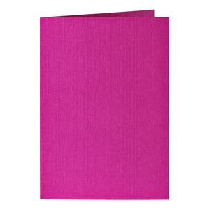 Papicolor - Korrespondenzkarte doppelt 105x148mm leuchtend rosa Packung mit 6 Stück