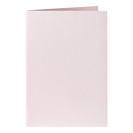 Papicolor - Carte de correspondance double 105x148mm rose clair pack de 6 pièces