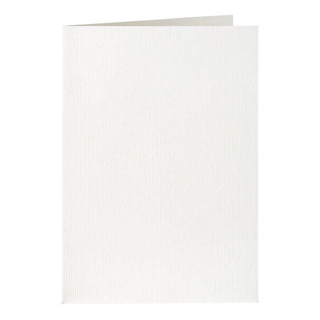 Papicolor - Carte de correspondance double 105x148mm blanc brillant pack de 6 pièces