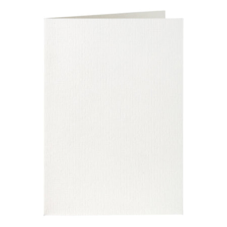 Papicolor - Carte de correspondance double 105x148mm blanc brillant pack de 6 pièces