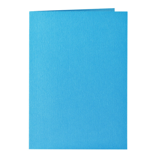 Papicolor - Carte de correspondance double 105x148mm bleu ciel pack de 6 pièces
