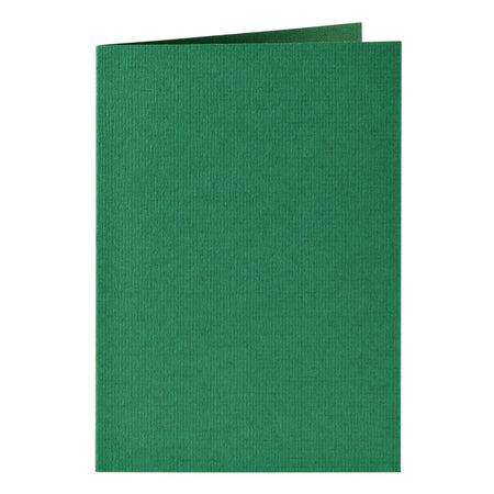Papicolor - Carte de correspondance double 105x148mm vert sapin pack de 6 pièces