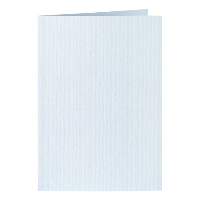 Papicolor - Carte de correspondance double 105x148mm bleu ciel pack de 6 pièces
