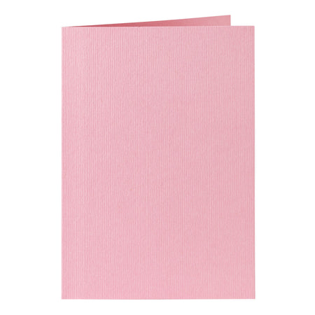 Papicolor - Carte de correspondance double 105x148mm rose bébé pack de 6 pièces