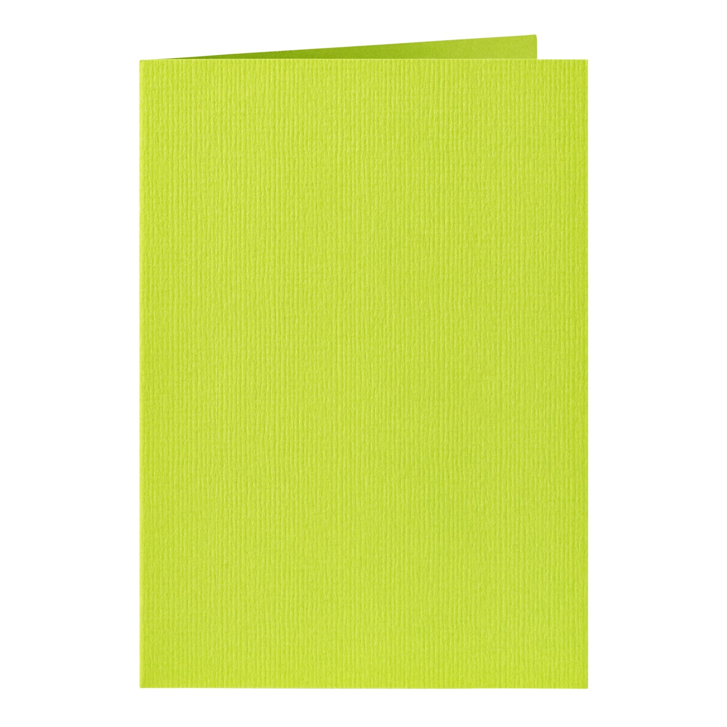 Papicolor - Korrespondenzkarte doppelt 105x148mm apfelgrün Packung mit 6 Stück