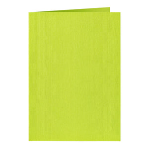 Papicolor - Korrespondenzkarte doppelt 105x148mm apfelgrün Packung mit 6 Stück