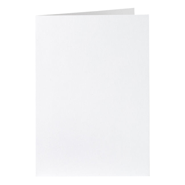Papicolor - Carte de correspondance double 105x148mm kraft blanc pack de 6 pièces